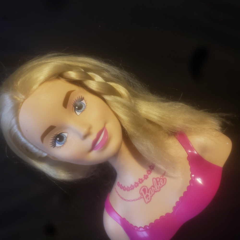 Barbie Styling Head with Blonde Hair